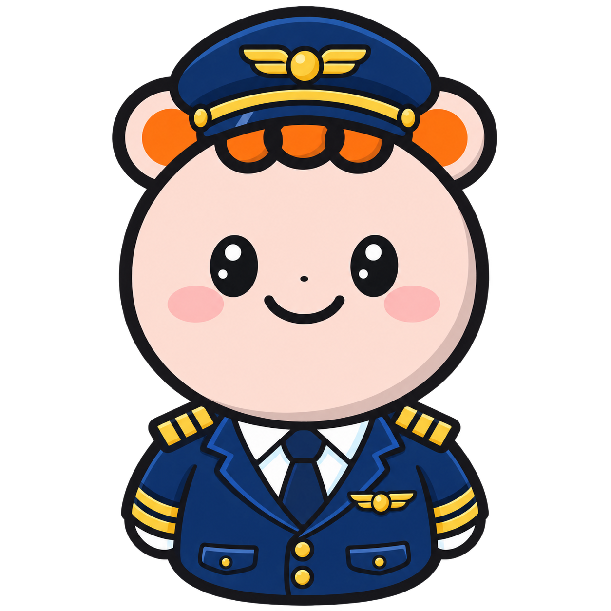 Captain Sky, the Airport Fever pilot mascot